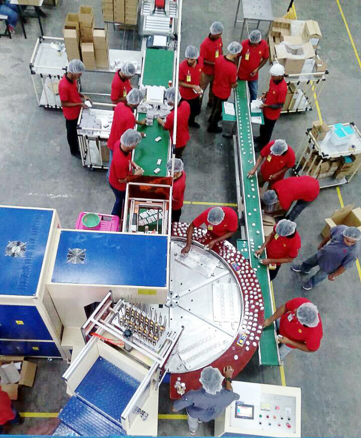 高頻機生產現場